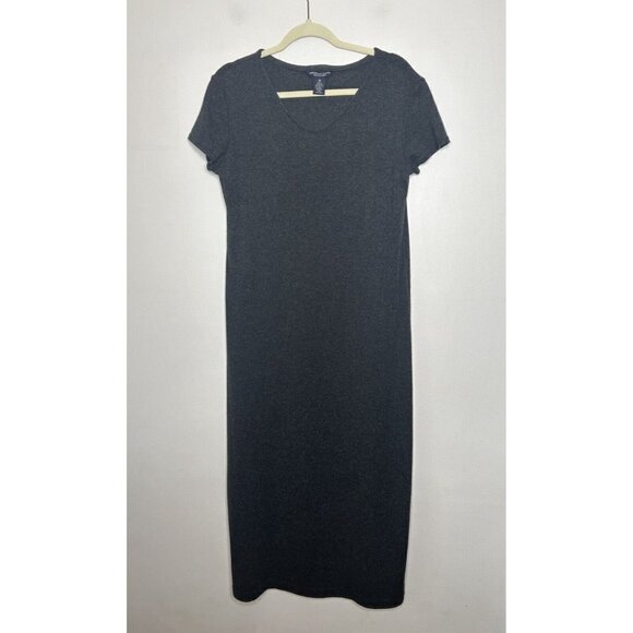 American Eagle Outfitters Long Maxi Wool Blend Short Sleeve Gray Size Medium - Picture 1 of 6